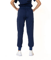 Navy Blue V-neck + Jogger Pants (Unisex)