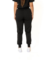 Black V-neck + Jogger Pants (Unisex)