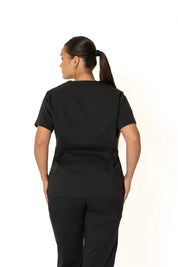 Black V-neck + Jogger Pants (Unisex)