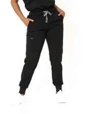 Black Round Neck + Jogger Pants