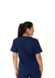 Navy blue V-Neck + Jogger Pants (Unisex)