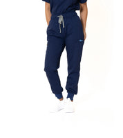 Navy blue V-Neck + Jogger Pants (Unisex)